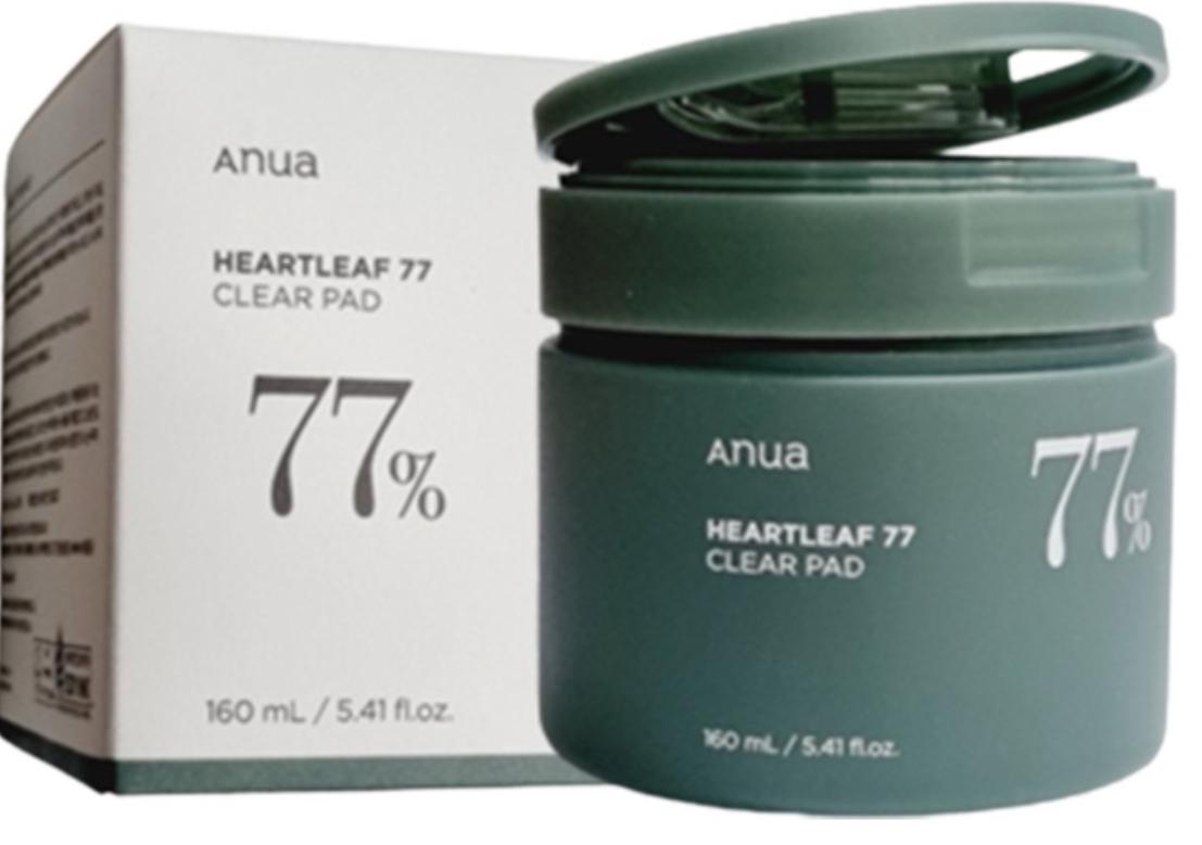 Toalla higiénica transparente Anua Heartleaf 77%