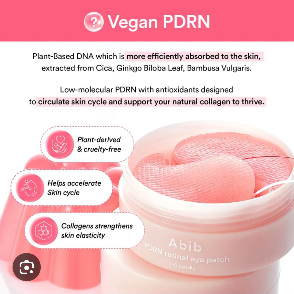 Abib - PDRN Retinal Eye Patch Glow Jelly