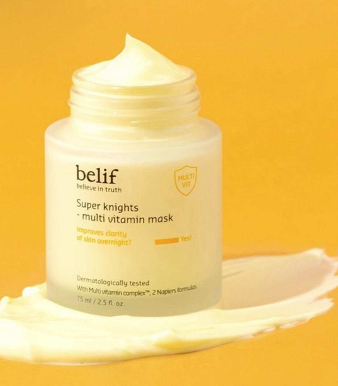 Mascarilla multivitamínica Super Knights de Belif