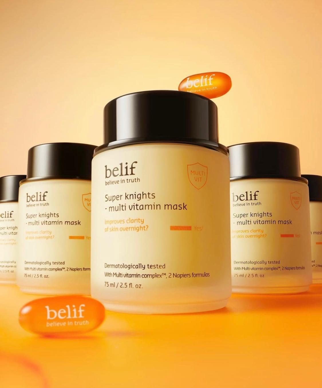 Mascarilla multivitamínica Super Knights de Belif