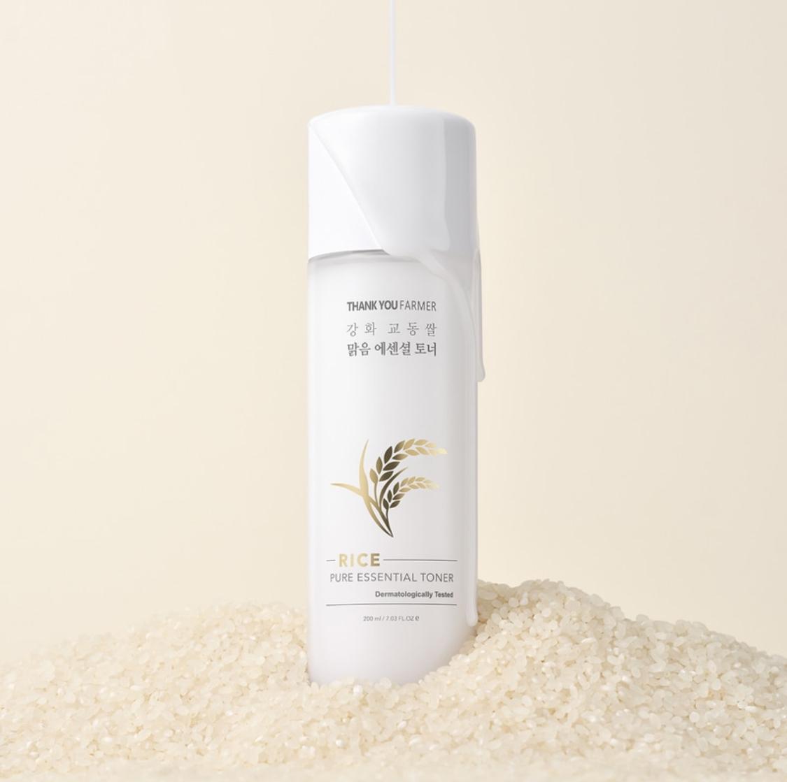 Tónico facial esencial puro de arroz THANKYOU FARMER